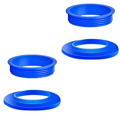 Qrity 4 Piezas Arandelas de Sellado de Silicona, Silicona Junta Tórica, Juego de Juntas de Repuesto para Núcleo de Drenaje de Piso, Diámetro Interior: 32MM