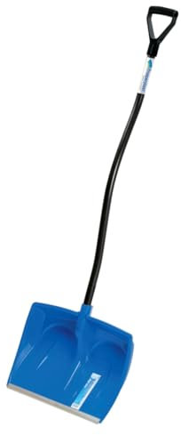 Pelle à Neige 50 cm Dikel | Pelle à Neige Aluminium, Poignée Ergonomique, Résistante au Gel | Bleu