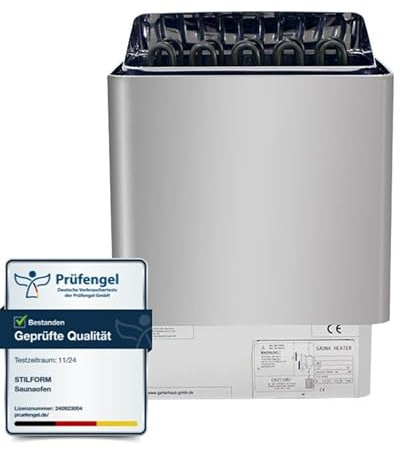 Thermolux - Stufa per sauna elettrica finlandese, 6 KW, senza funzionamento touch, senza pietre per sauna