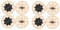 Homoyoyo 8pièces pour Voitures Jouets Accessoires De Voitures Rc Remplacement De Style Rétro pour Modèles Réducteurs Et