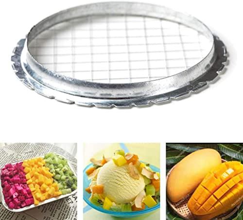Sonew Picador de Huevos y Cortador de Frutas de Acero inoxidable: Herramienta para Cortar Huevos Duros, Queso, Patatas y Más