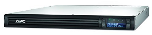 APC by Schneider Electric Smart-UPS SMT - Uninterruptible Power Supply 1500VA Rackmount 1U - SMT1500RMI1U - Line Interactive, AVR, LCD Panel, 4 Outlets IEC-C13, Shutdown Software