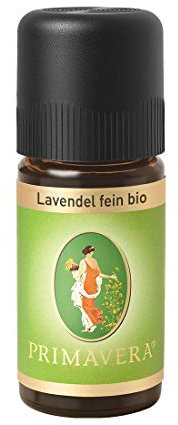 PRIMAVERA Ätherisches Öl Lavendel fein bio 10 ml - Aromaöl, Duftöl, Aromatherapie - ausgleichend, beruhigend, entspannend - vegan