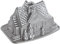 Nordic Ware Gingerbread House Bundt Pan, Seasonal Christmas Aluminium Bundt Tin, Bundt Cake Tin with Pattern, Cake Mould, Colour: Silver