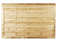 Sichtschutzzaun Holz massive Vorgartenzäune Maß 180 x 120 cm (Breite x Höhe) aus Kiefer/Fichte Holz, druckimprägniert Bremen