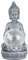 Haushalt International HI 70407 LED Solar Buddha mit Glaskugel und Farbwechsel