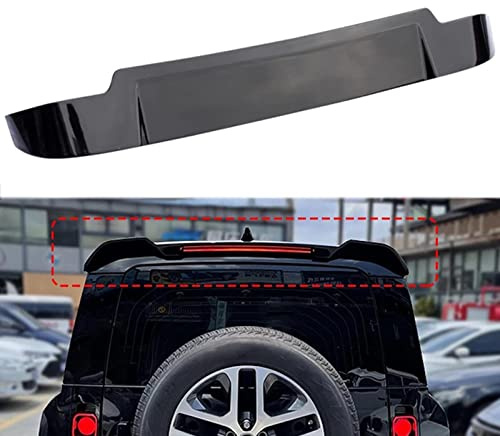 Spoiler arrière Noir Brillant pour Land Rover Defender 90 110 2020 2021, matériau ABS de première qualité