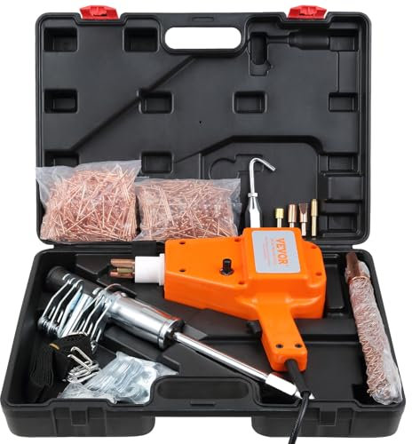 VEVOR Ausbeulspotter 800 VA 220 V 1600 A Ausbeul-Set Dellenlifter Punktschweißgerät inkl. verschiedener Elektroden Ausbeulwerkzeug zur professionellen Reparatur von Kfz Karosserien