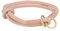 TRIXIE Soft Rope Stop-Pull Collar Size L: 19.7 in/0.5 in neck circumference in pink – Fully adjustable woven rope dog collar for dogs, easy slip-on design – 1984707