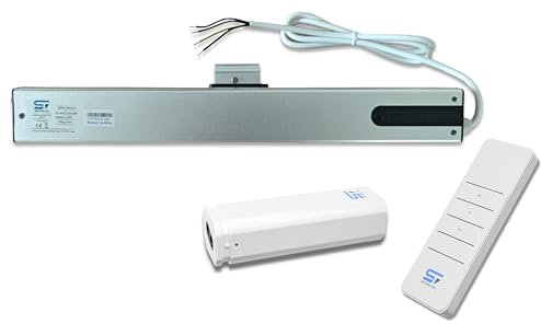 SCHARTEC Funk Fenster Motor Set mit Fernbedienung 230v elektrisch Kippfenster Dachfenster Fensterantrieb Kette Kettenantrieb Fensteröffner Fenstermotor kippen