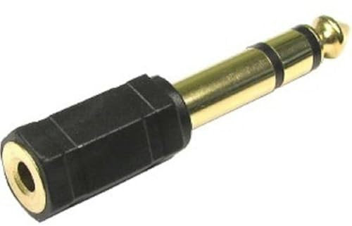 Mr. Gadget's Solutions Adaptador de auriculares estéreo de 3,5 mm a 6,35 mm