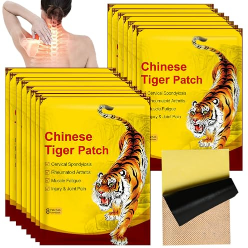 120 Pièces Patch Chauffant Dos, Patch Anti Douleur, Patch Chauffant dos Lombaire pour les Douleurs Musculaires Genou, Dos, Articulations et épaules
