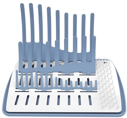 Dr. Brown's Folding Baby Bottle Drying Rack for Easy Storage - Dry Nipples, Pacifiers and Other Baby Essentials, BPA Free