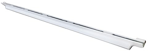 eRicambi®, Profilo Bordo Posteriore per Ripiano in Vetro Frigorifero, Compatibile con Rex Electrolux Aeg, Dimensioni: 458x16 (mm), Colore Bianco, Per Modelli FI22 SCN SCS