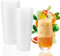 FWEEK 100 Pièces Gobelets en Plastique, 500ml/17oz Gommage Gobelet Plastique, Gobelets en Plastique Dépoli Pour les Fêtes de Boissons, Anniversaire, Mariage