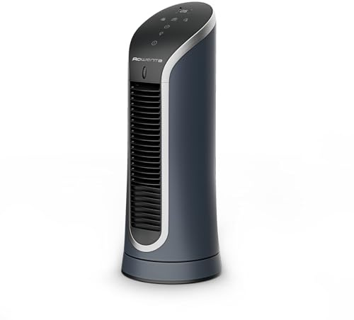 Rowenta Eole Compact, ventilador de torre, frescor excepcional, confort silencioso, 60% menos de energía, VU6220F0 (Reacondicionado)