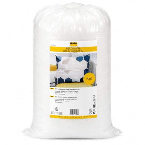 Vlieseline 53488863 - Alfombra decorativa (1 kg, 100% PET, 20 x 13 x 38 cm), color blanco
