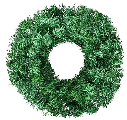 DEARBAG Osterkranz Osterdekorationen Künstlicher PVC Türkranz Tischkranz aus Kunststoff DIY Dekor Kranz Ornamente für Tür Wandkranz Tischdekoration Mittelstücke Frühlingskranz (30cm)