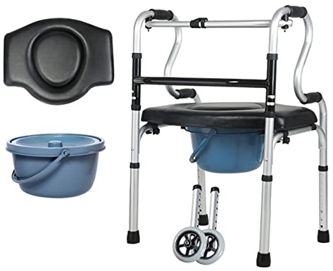 sjdoPulse Déambulateur pour Personnes Âgées, Déambulateur Pliable Et Léger, Hauteur Réglable, Déambulateur Vertical pour Personnes Âgées, Déambulateur D'Intérieur pour Personnes Âgées, Cadr,G