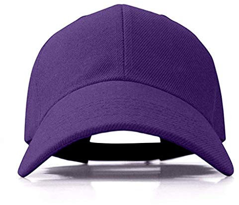 of Individuality Hats Mens 2PC Summer Casual Outdoor Solid Color Sports Summer Hat Baseball Cap Designs Hat, violet, Taille unique