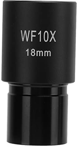 Aramox Mikroskopokular, Optiskt Glas Vidvinkelokular 23 Mm, Hög Ljustransmittans Hög ögonpunkt Stort Synfält för Biologiska Observationsstudenter Labs (WF10X)