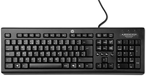 HP WZ972AA - Tastiera Classic (Qwertz) con cavo (per notebook, piattaforme remote), colore Nero