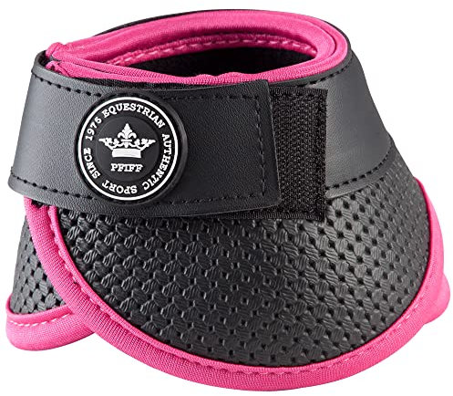 Pfiff 102042 Springglocken Rubi, Sprungglocken mit Klettverschluss, Schwarz-Pink L