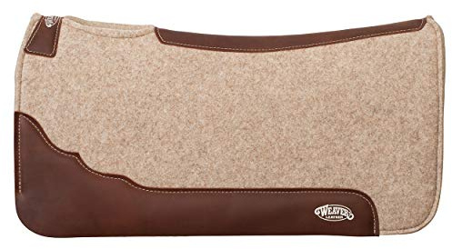 Weaver Leather Contoured F10 Virgin Merino Wool Felt Saddle Pad