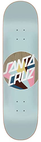 Santa Cruz Skateboard Deck Delta Dot 7 ply Birch, Größe:8.125, Farben:lightblue