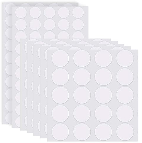 200 Pezzi Mastice Trasparente, Punti appiccicosi su due lati, Mastice Rotondo Rimovibile, Impermeabile, Senza Tracce per Parete di Vetro, Metallo, Legno (20mm+30mm)