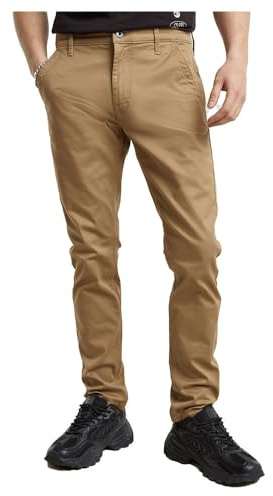 G-STAR Pantalones Skinny Chino 3.0 para Hombre, Beige (Safari D25179-C105-B444), 32W / 32L