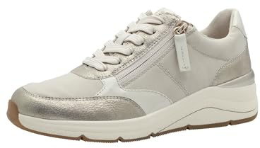 Jana dam Jana Damen Sneaker Flach Mit Reißverschluss VeganSneaker