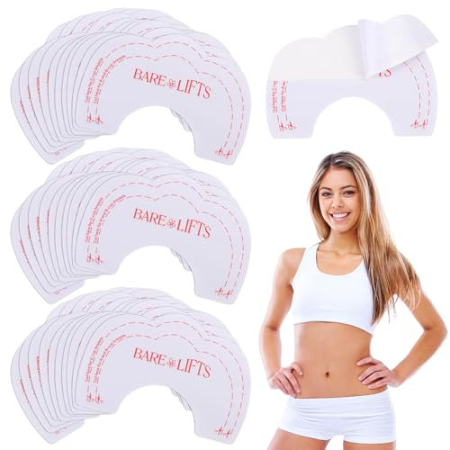 15Pairs Of Breast Lifting Tape, Invisible Chest Sticker Adhesive Push Up Breast Lift Pads Clear Boob Lift Pasties Sexy Bare Breast Lift Enhance Cleavage Lift Bust for Women Girls Ladies