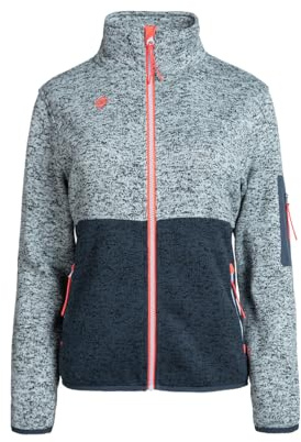 Izas Vadiel Chaqueta de Mujer para Invierno con Membrana Resistente al Viento y Lluvia. Abrigo Acolchado de Lana con Cremallera y Bolsillos. Anorak Transpirable para Frío y Nieve