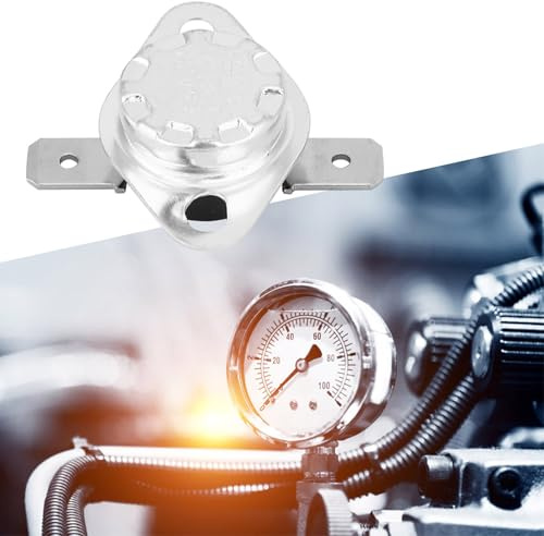 CHICIRIS Termostatbrytare Slitstark Metall 5 St Set för Temperaturkontroll i Hushållsapparater, 15A för Mikrovågsugnar, Vattenautomater, Normalt Stängd Strömbrytare (#32)