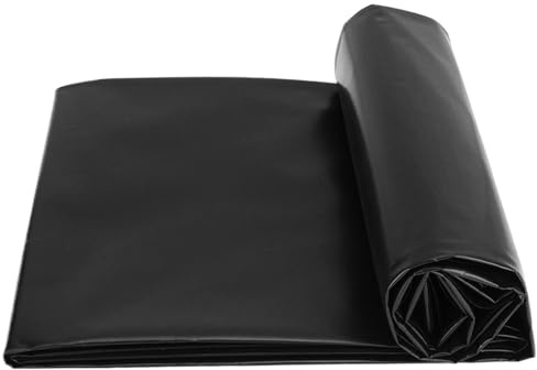 Fodera per laghetto 10X10ft HDPE Resistente alla perforazione e allo strappo Fodera per piscina pieghevole multiuso per laghetti all'aperto Fontana da giardino per pesci