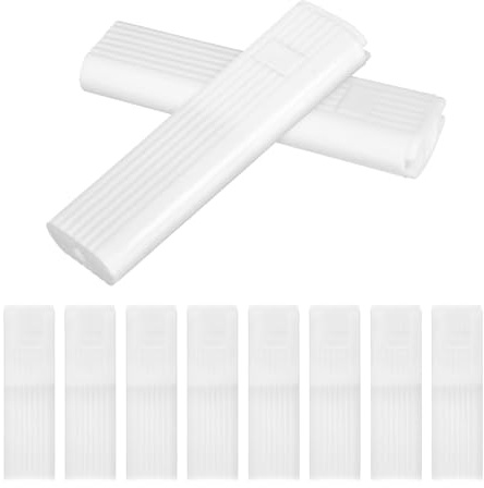 BAZEITFLOW 10 Piezas de Contrapesos para Cordón de Persiana Vertical Mango Cuadrado, Tensor de Cordón de Plástico Resistente, Accesorios para Persianas Enrollables en Hogar y
