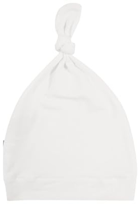 KYTE BABY Unisex Rayon Made from Bamboo Baby Beanie Soft Knotted Cap, Newborn, Cloud