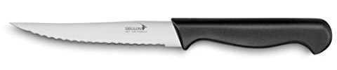 Deglon Steak moulé Tomate et Couteau, Noir, 10 cm
