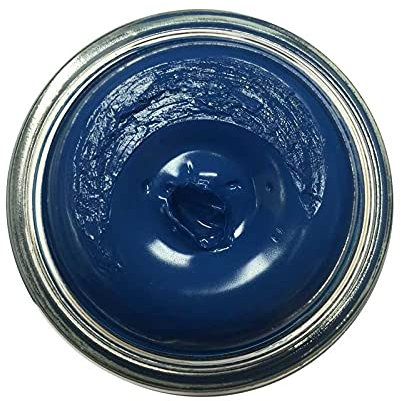 Famaco 50ml Blue Gitane Leather Deluxe Cream Polish for Boot and Shoe with Application Brush - Nourish and Leather Protector Kit for Boots and Shoes