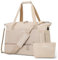ETRONIK Sporttasche Reisetasche Damen, Weekender mit Schuhfach & Nassfach, Sport Travel Bag Weekender Damen für Reisen Gym Yoga, Handgepäck Tasche für Flugzeug, Khaki, Mittel