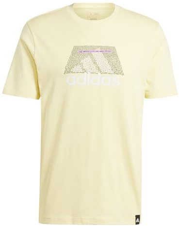 Adidas Herren Codes BOS Graphic Tee, Almost Yellow, S