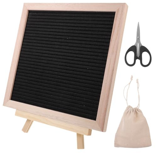 EXCEART 1 Satz Schere Wohnaccessoire praktisches Message Board DIY Buchstaben-Massagebrett praktisches Memoboard DIY-Board Schreibtisch Briefbrett Startseite Kleidersack hölzerne Halterung