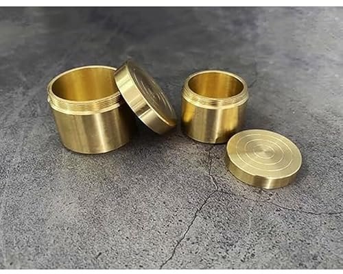 Caja de latón doble trucos mágicos increíble moneda/anillo en caja de metal, caja mágica misteriosa, mentalismo mágico, ilusión, trucos, accesorios mágicos para magos