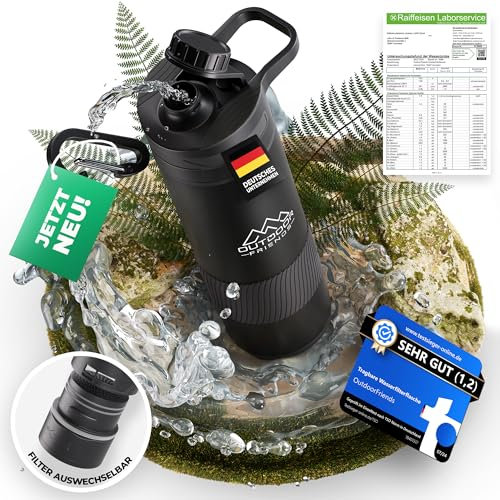 OutdoorFriends Wasserfilter Outdoor Flasche Survival Prepper Wandern Camping Reisen Mod. Nr. 2