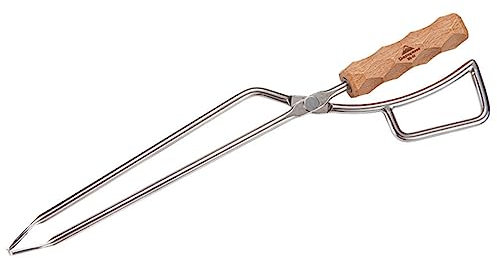 CIYODO Pinza de Inoxidable para Clip Práctico para Barbacoa y Fogatas Resistente Altas de Limpiar y Almacenar