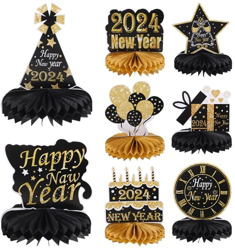 Toyvian 8pezzi Decorazioni Sfera Nido d Ape in Carta per Anno per Decorazioni Festive da Tavolo o Scrivania Ornamenti Creativi per Feste Primaverili