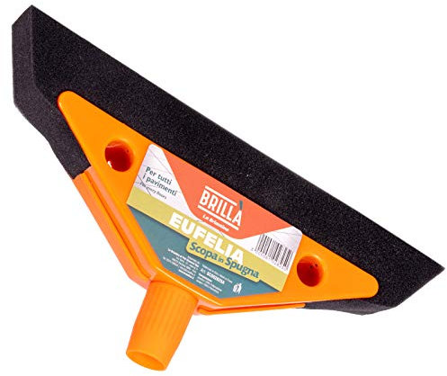 La Briantina Scopa in Spugna per Interni Eufelia, per Catturare Polvere Capelli e Peli, Larghezza 33 cm