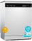 Midea Lavavajillas 60 cm+++ Blanco para 12 servicios - Lavaplatos libre instalación - Compacto con 5 Programas de Lavado integrable - Filtro Antibacterias y Programación Horaria Nuevo Modelo