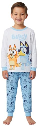 Bluey Pyjamas Barn Pojkar Flickor Bingo Pjs Långärmad Unisex Natt Premium 100% Bomull Lounge Set